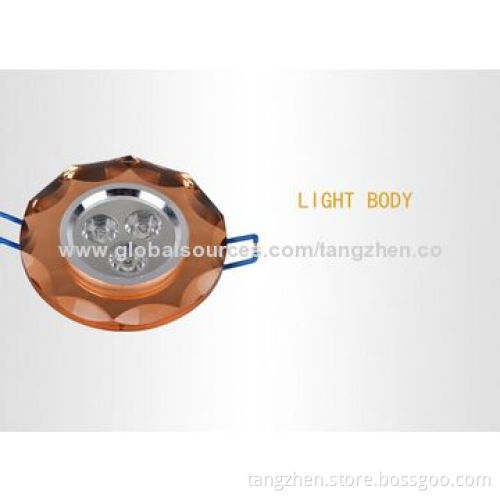 3W LED spot light, LED crystal ceiling spotlights energy-saving lamps light backdrop